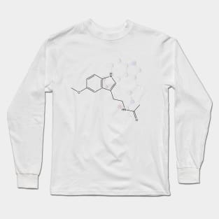 Melatonin Molecule Long Sleeve T-Shirt